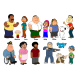 357289 Vafa eroi Family Guy 30x20cm